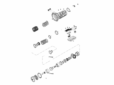 2000 Lincoln LS Automatic Transmission Overhaul Kit - 2W4Z-7V586-AA