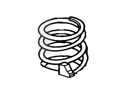 2002 Ford Crown Victoria Coil Springs - 1W7Z-5310-AA