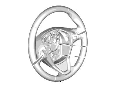 2018 Ford Fiesta Steering Wheel - D2BZ-3600-HA