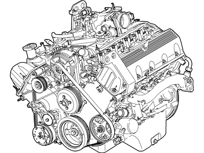 Ford 9W7Z-6007-C Engine Assembly