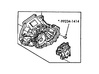 Ford F6CZ7005DB Case Assembly Transmission