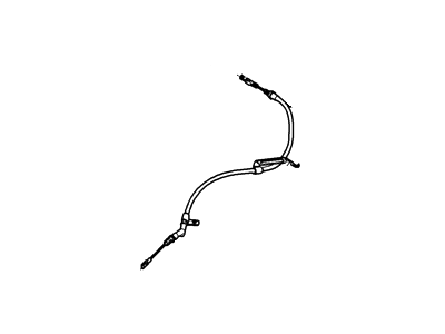 Ford Parking Brake Cable - 8L8Z-2A635-A