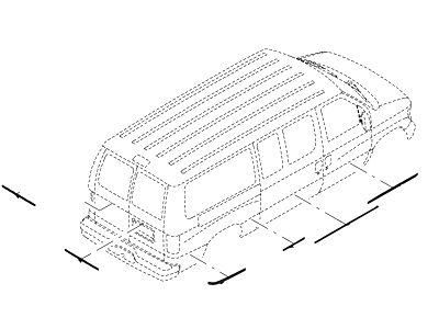 Ford 7C2Z-1620000-CA Decal - Stripe