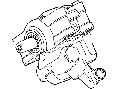 Lincoln Power Steering Pump - 9W7Z-3A674-BARM