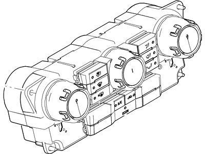 Mercury Blower Control Switches - AL8Z-19980-G