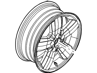 Mercury Mariner Spare Wheel - 8L8Z-1007-E