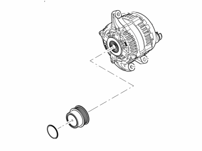 2015 Ford Taurus Alternator - FJ7Z-10346-A