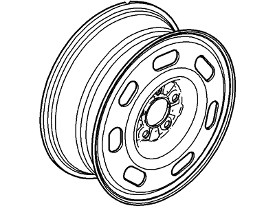 2000 Ford Mustang Spare Wheel - F4ZZ-1K007-A