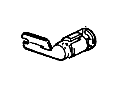 1992 Ford F-150 Ignition Lock Cylinder - F2TZ-1522050-A