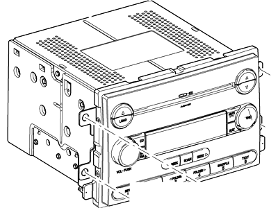 Ford 5F9Z-18806-HB Kit - Radio Receiver