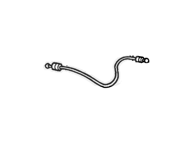 1992 Ford E-250 Door Latch Cable - F2UZ-15221A00-A