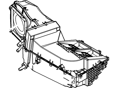 Ford 4F2Z-19B555-DA Evaporator And Housing Assembly