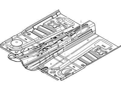 Ford BB5Z-7811135-A Pan Assembly - Floor