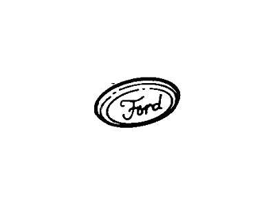 Ford Escort Emblem - E6FZ-8A223-A