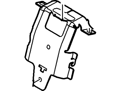 Ford BB5Z-78613D10-A Guide - Rear Seat Belt