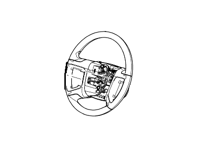 2008 Ford Escape Steering Wheel - 8L8Z-3600-AM