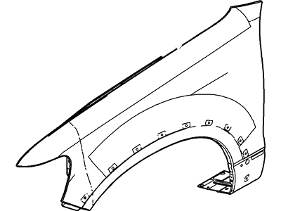 Ford 8A2Z-16005-A Fender Assembly - Front