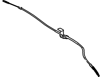 Ford E-250 Parking Brake Cable - 6C2Z-2A635-B