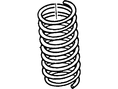 1998 Ford Contour Coil Springs - F8RZ-5310-AB