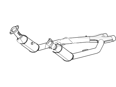 2008 Ford Mustang Catalytic Converter - 7R3Z-5F250-A