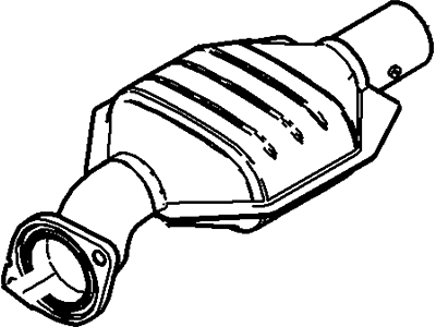 2006 Ford Freestyle Catalytic Converter - 6F9Z-5E212-A