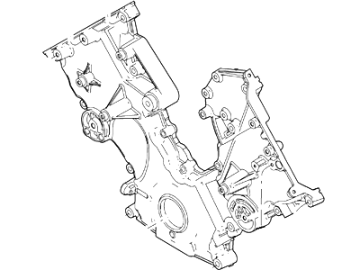 2010 Ford Mustang Timing Cover - 9R3Z-6019-A