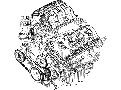 Ford BR3Z-6007-D Engine Assembly