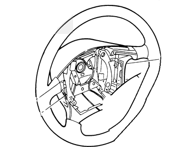 2001 Mercury Villager Steering Wheel - 1F5Z-3600-AAA