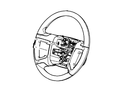 2008 Ford Escape Steering Wheel - 9M6Z-3600-ED