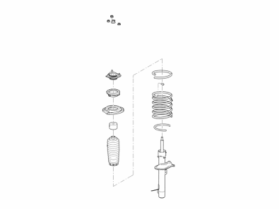 2006 Ford Focus Shock Absorber - GU2Z-18A092-AV