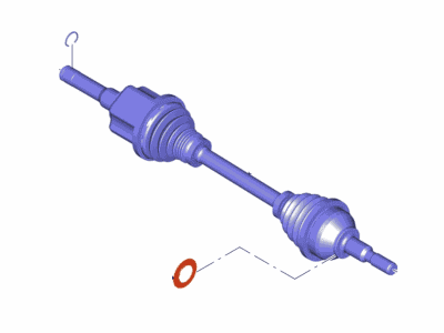 2016 Lincoln MKX Axle Shaft - G2GZ-3B437-A