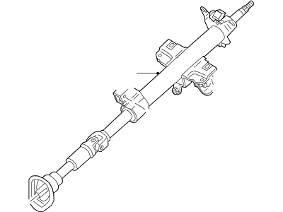 2006 Ford Escape Steering Column - 6M6Z-3C529-AA