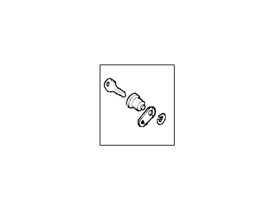 Ford E-150 Door Lock Cylinder - E1TZ-1021984-A