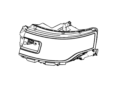 Ford DA8Z-13008-A Headlamp Assembly