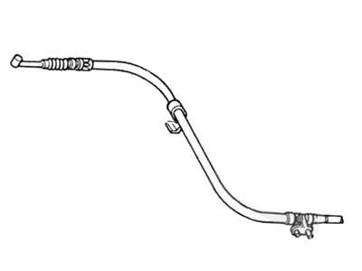 2003 Ford Escort Parking Brake Cable - F7CZ-2A635-BD