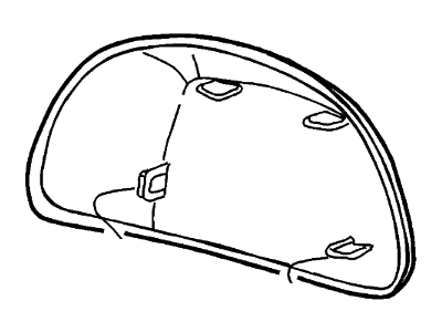 Ford F-550 Super Duty Mirror Cover - F81Z-17D743-AAW
