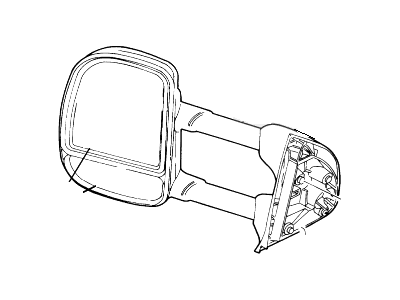 Ford F81Z-17683-BAB Mirror Assembly - Rear View Outer