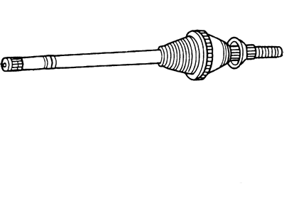 Ford 1F2Z-3B436-AA Front Axle Shaft