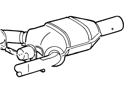 Ford FOLY-5F250-A Catalytic Converter Assembly