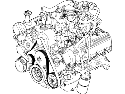 Ford 6C3Z-6007-FA Engine Assembly
