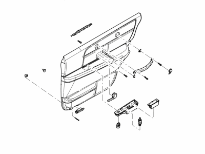 Ford 4W1Z5427407GAD Panel Assembly Door Trim