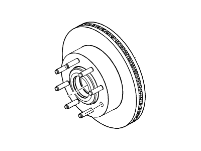 Ford HC3Z-1102-H Brake Rotor Assembly