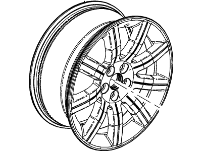 Ford 8A8Z-1007-D Wheel Assembly
