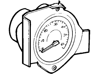 Mercury Capri Tachometer - E1ZZ-17360-D