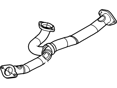 Ford Fusion Exhaust Pipe - 7H6Z-5G274-AB