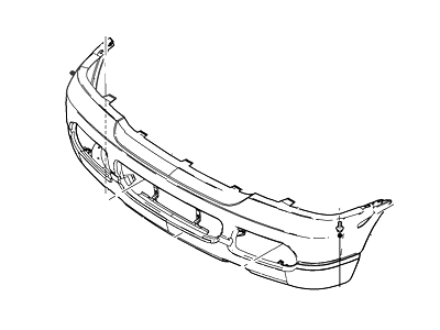 Ford 4L2Z-17D957-CACP Bumper Assembly - Front