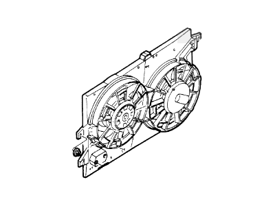 Ford F8RZ-8C607-GE Fan And Motor Assembly