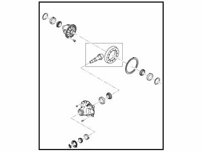 Ford 6C3Z-4200-A Differential And Carrier Assembly