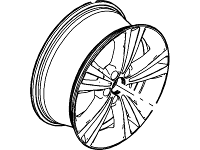 2012 Lincoln MKZ Spare Wheel - AH6Z-1007-A