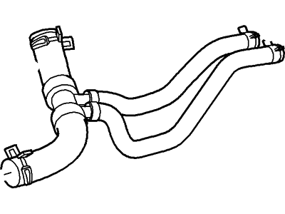 2003 Lincoln LS Cooling Hose - XW4Z-8286-BA